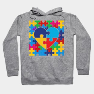 Autism awareness puzzle Hoodie